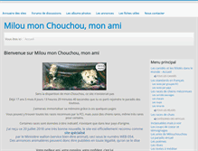 Tablet Screenshot of milouchouchou.com